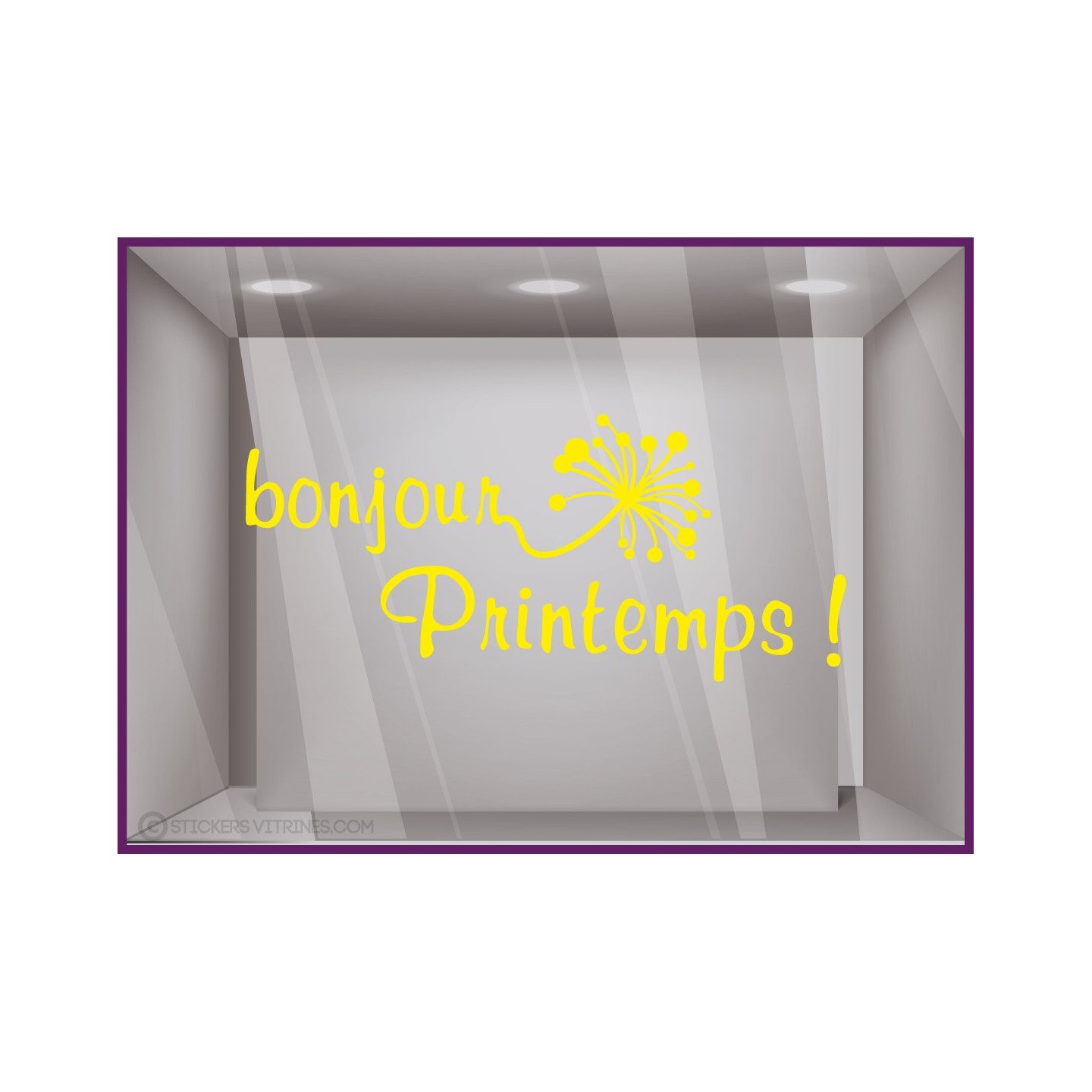 Sticker Bonjour Printemps !