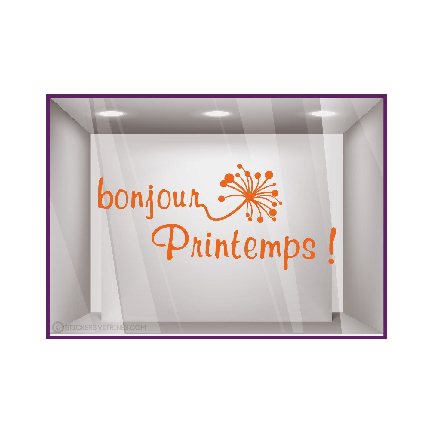 Sticker Bonjour Printemps !