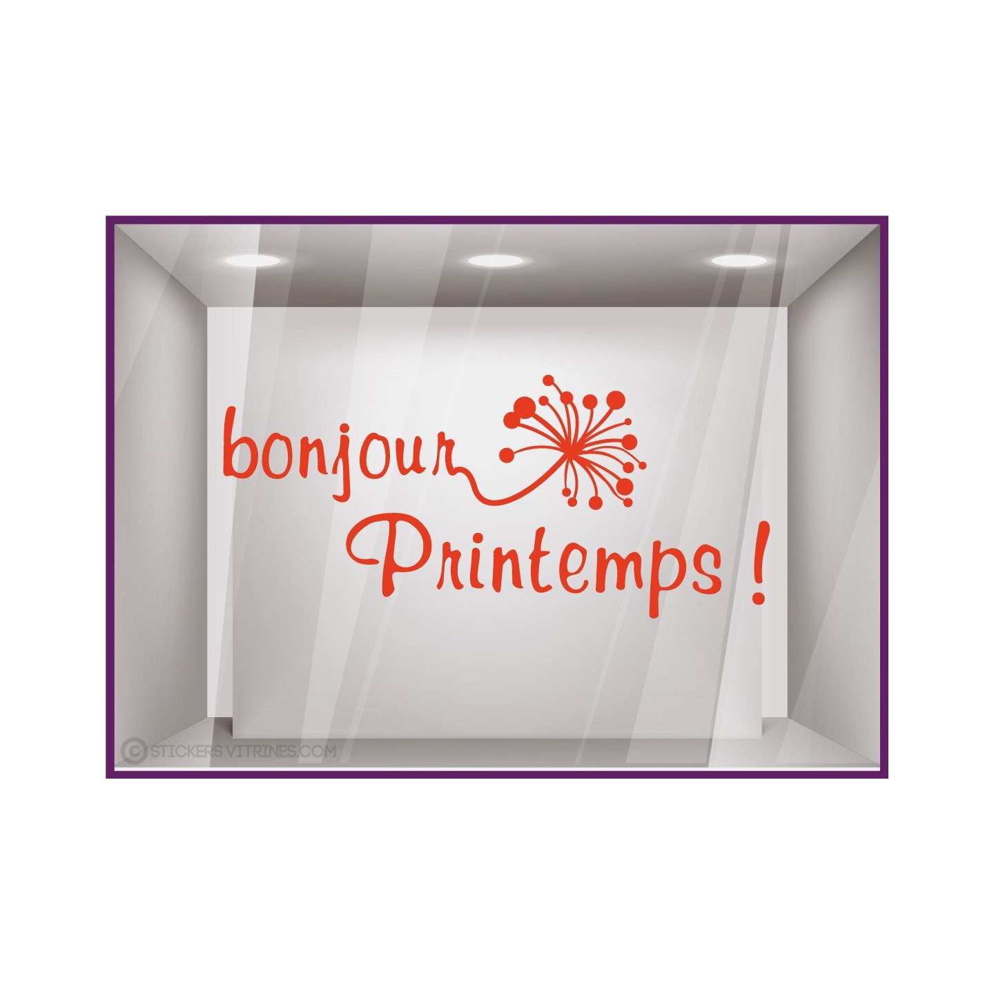 Sticker Bonjour Printemps !