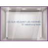 Sticker Ce Que Veulent Les Hommes ST Valentin