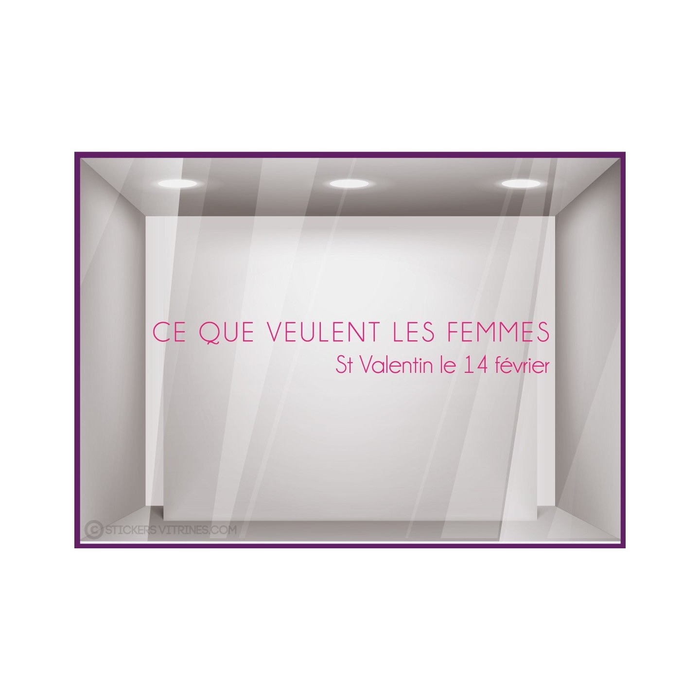 Sticker Ce Que Veulent Les Femmes ST Valentin