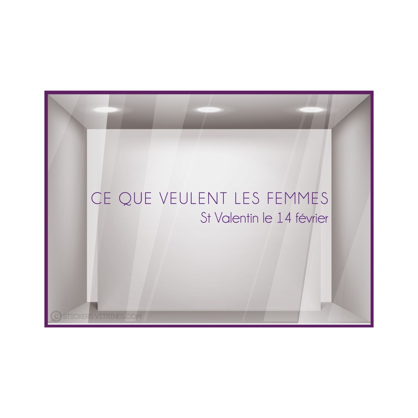 Sticker Ce Que Veulent Les Femmes ST Valentin