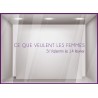 Sticker Ce Que Veulent Les Femmes ST Valentin