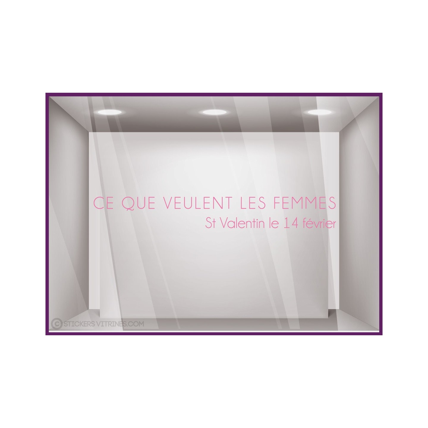 Sticker Ce Que Veulent Les Femmes ST Valentin