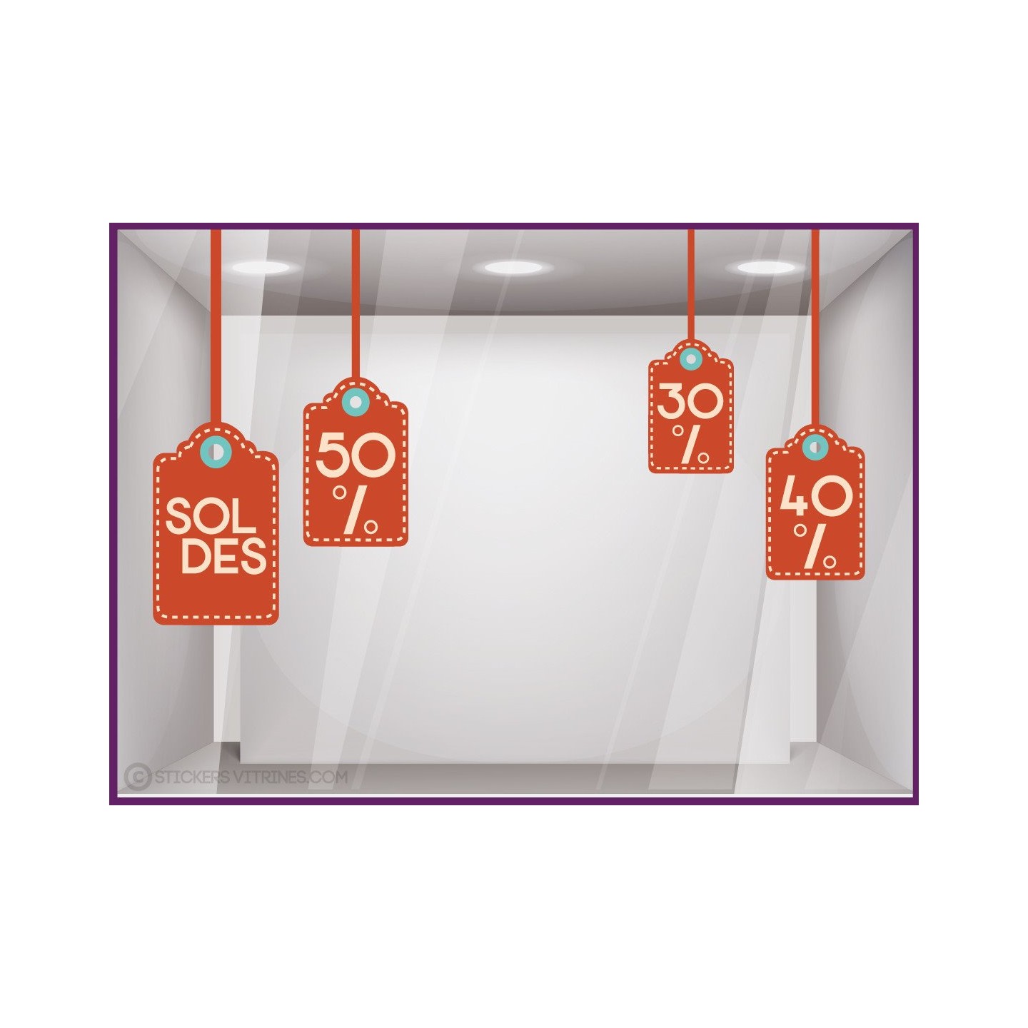 Sticker Soldes Etiquettes promotion pourcentage offre promotionnelle destockage braderie liquidation mode chaussure