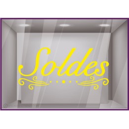 Sticker Soldes Volutes