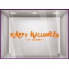 Sticker-Texte Happy Halloween-octobre-vitrine-boutique-magasin-lettrage adhesif-autocollant geant