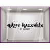 Sticker-Texte Happy Halloween-octobre-vitrine-boutique-magasin-lettrage adhesif-autocollant geant