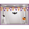Kit de stickers Halloween-vitrine-devanture-octobre-boutique-magasin-citrouille-fantome-chauve-souris