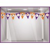 Sticker Frise Halloween-fanions-vitrine-devanture-boutique-magasin