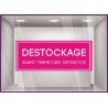 Sticker Destockage Avant Fermeture Définitive