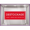 Sticker Destockage Avant Fermeture Définitive